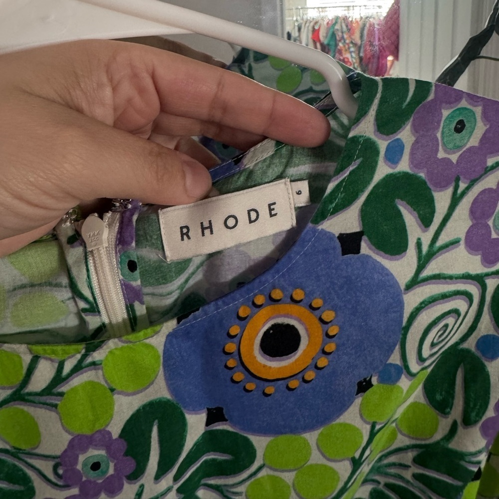 Anthropologie RHODE Pia Mini Floral Dress - Picture 6 of 6
